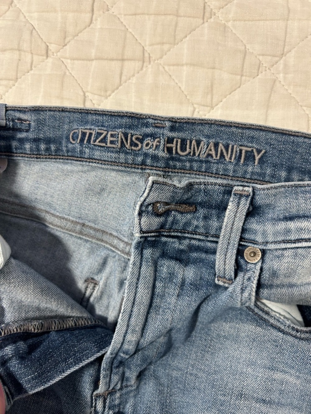 Citizens Of Humanity Pale Blue Denim Jeans